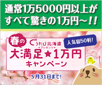 春の大満足★１万円